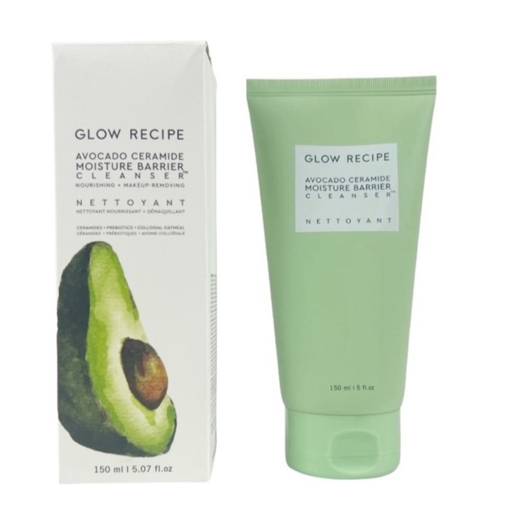 GLOW RECIPE Avocado Ceramide Moisture Barrier Cleanser, Full Size 150ml, NEW